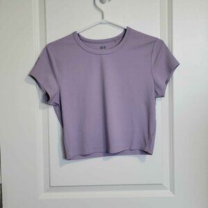 UNIQLO athletic crop top, womens